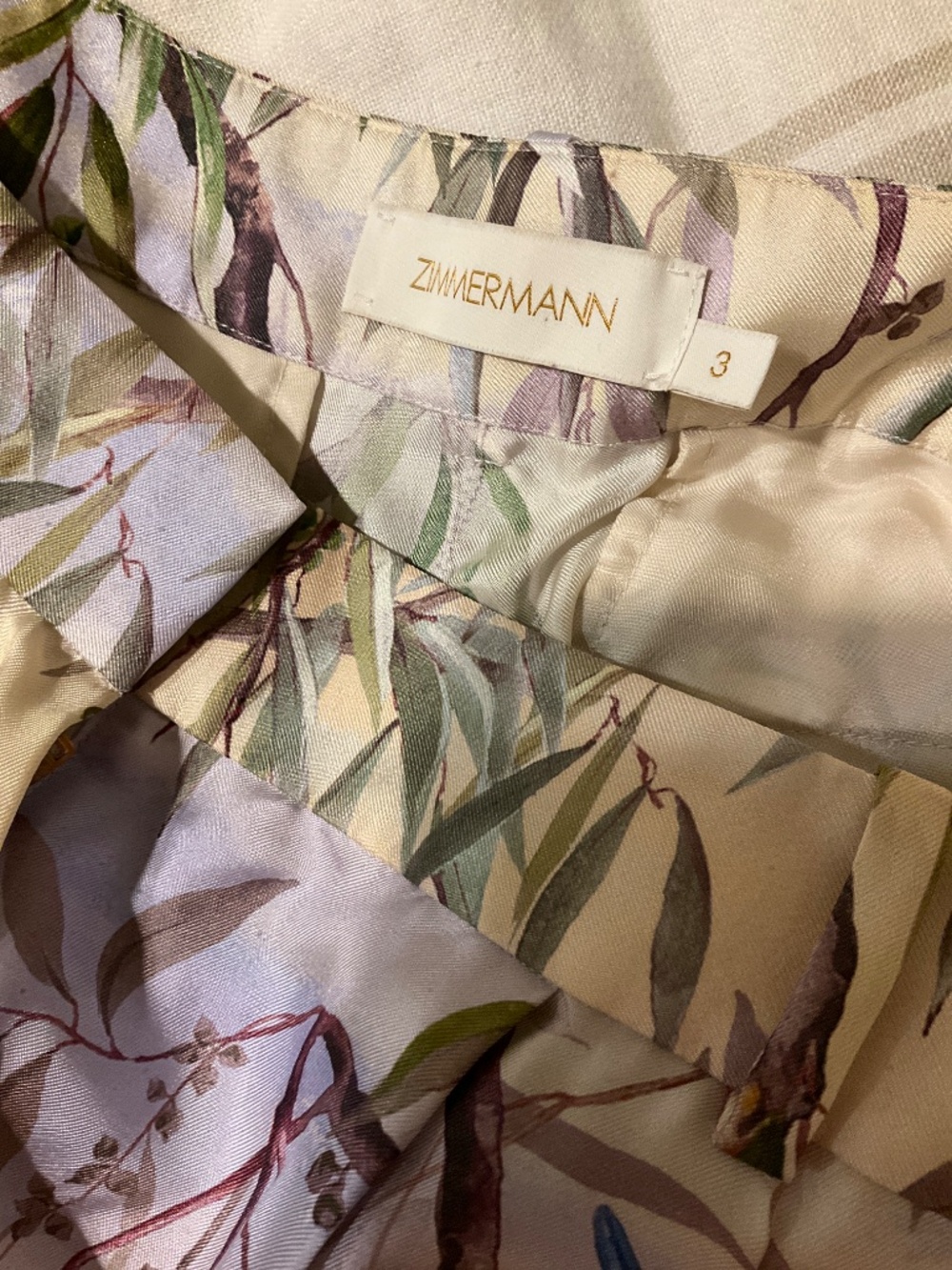 Zimmermann Candescent Parakeet wide-leg pants. - Picture 6 of 8